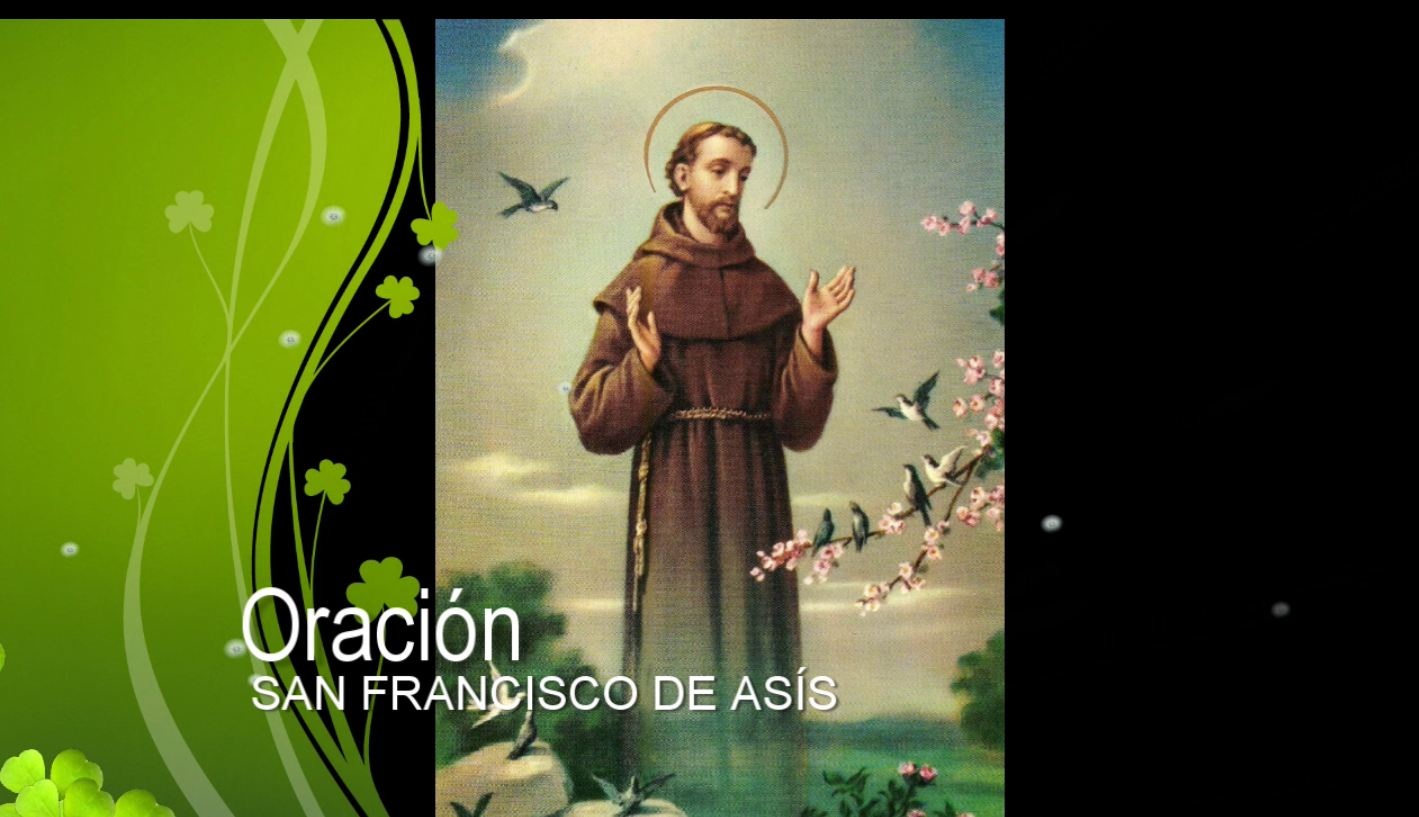 Oración de San Francisco de Asís